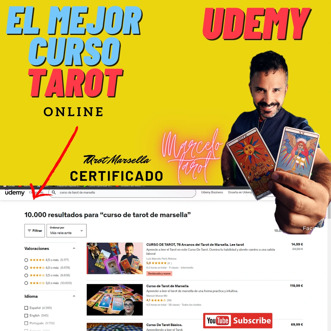Curso de Tarot descargable con entrega inmediata